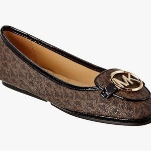 Michael Kors Brown Ballet Flats.